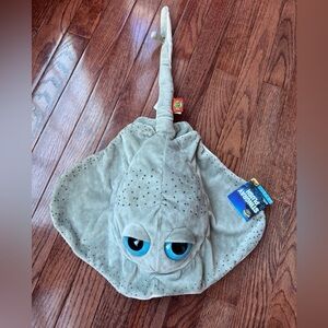 Gray Stingray Plush Toy for Kids